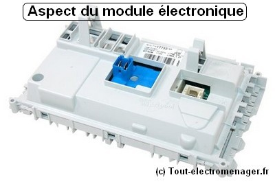 Module électronique lave-linge Whirlpool