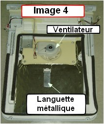 Démontage carter réfrigérateur Samsung