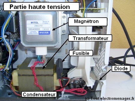 j'ai installé un TRANSFORMATEUR et un MICRO ONDE dans mon nouveau