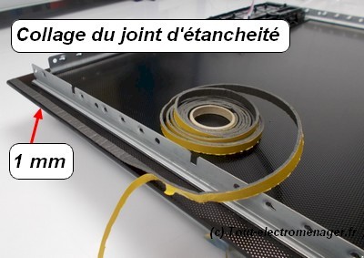 Comment refaire ce joint plaque de cuisson gaz?