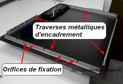 Comment démonter et remplacer la vitre d'un four ? 