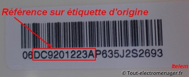 Codepanne 3E: Module électronique DC92-012223A