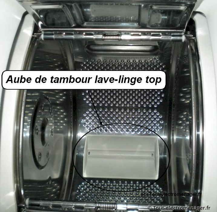 Aube lestée dans un lave-linge top