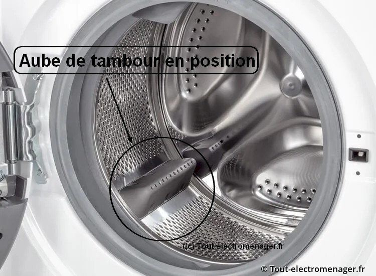 Aube de tambour lestee 46005147 pour Lave-linge Candy, Retrait magasin  gratuit