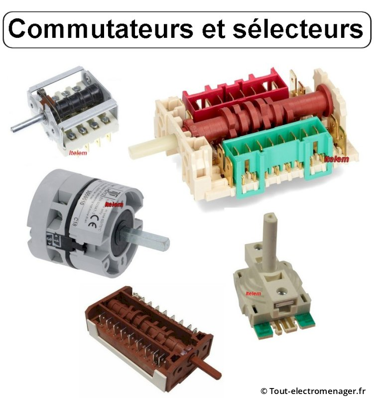 Commutateurs et sélecteurs