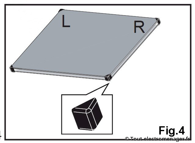 Vitre interne porte four AS0005628