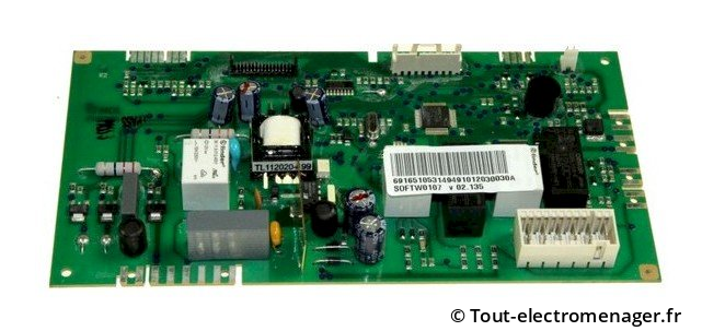 Aspect module électronique four Smeg