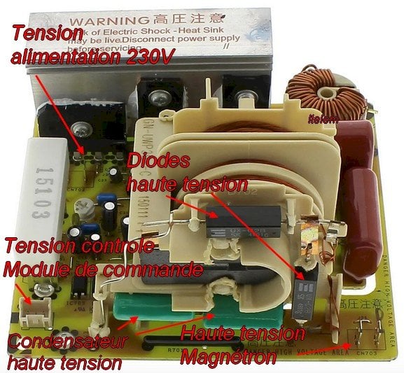 Module électronique Inverter four Siemens Whirlpool
